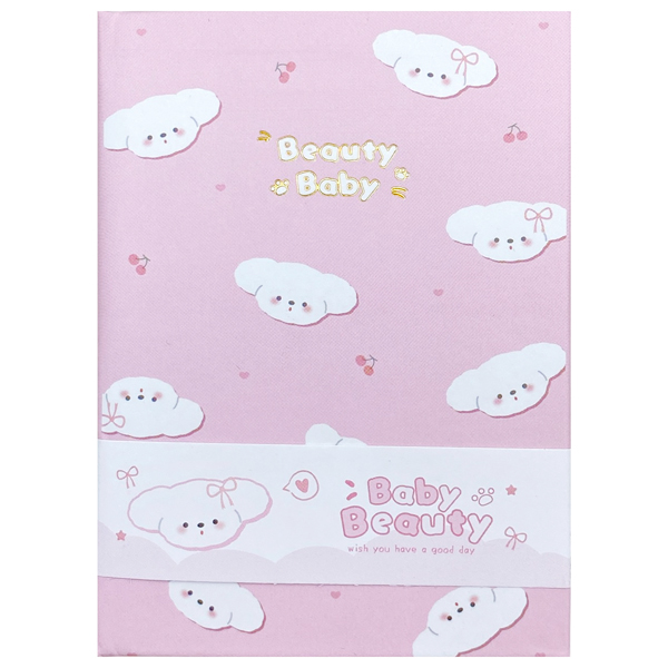 Sổ Teen Beauty Baby A7 - 392 Trang 100gsm - Depai A7-889-4 - Màu Hồng