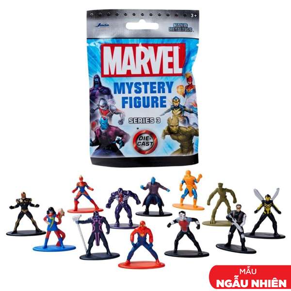 Blindbox Đồ Chơi Mô Hình Marvel 1.65 Inch - Nanofigs - Jada Toys 35083