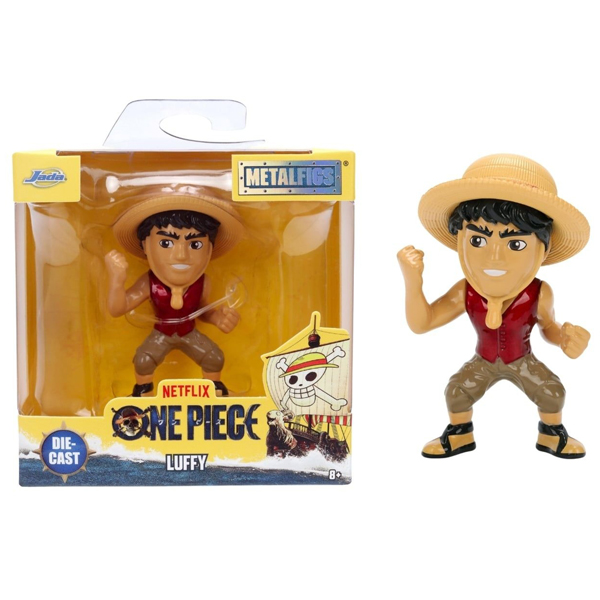 Đồ Chơi Mô Hình One Piece 2.5 Inch - Metalfigs Single Pack - Jada Toys - D. Luffy