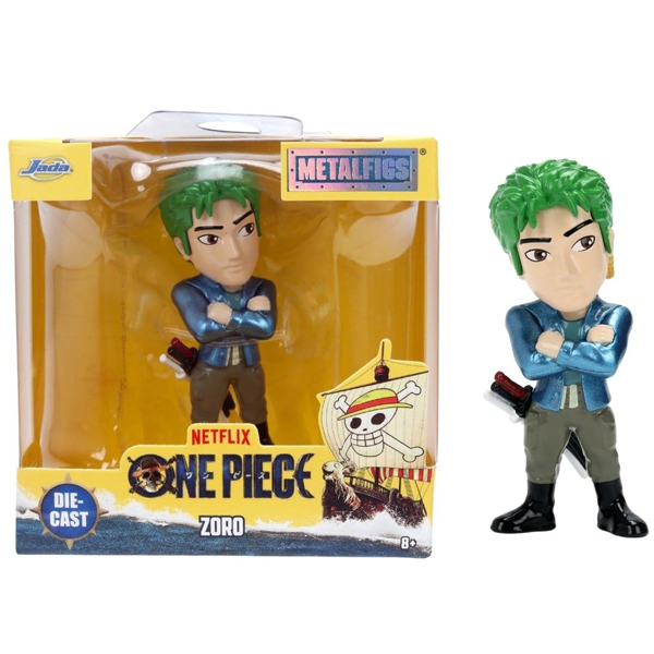 Đồ Chơi Mô Hình One Piece 2.5 Inch - Metalfigs Single Pack - Jada Toys - Roronoa Zoro
