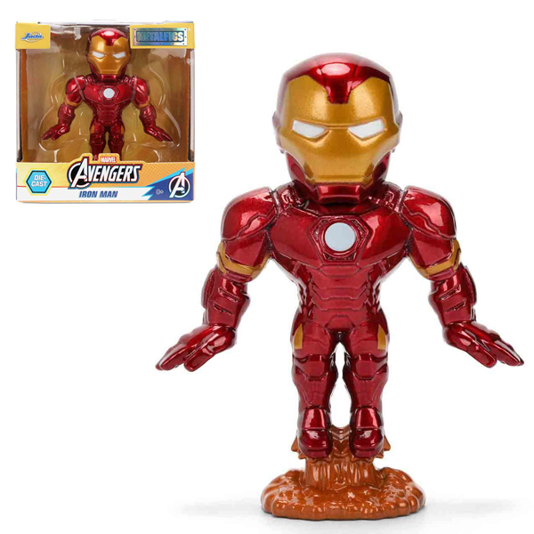 Đồ Chơi Mô Hình Marvel 2.5 Inch - Metalfigs Single Pack - Jada Toys - Iron Man