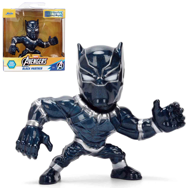 Đồ Chơi Mô Hình Marvel 2.5 Inch - Metalfigs Single Pack - Jada Toys - Black Panther