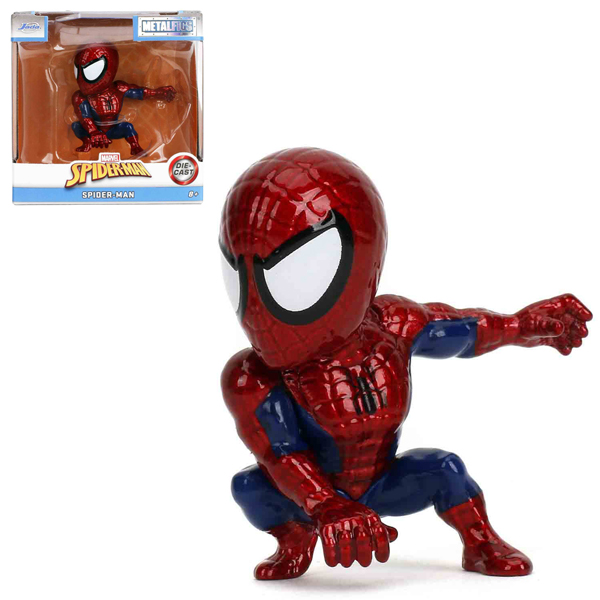 Đồ Chơi Mô Hình Marvel 2.5 Inch - Metalfigs Single Pack - Jada Toys - Spider-Man 1
