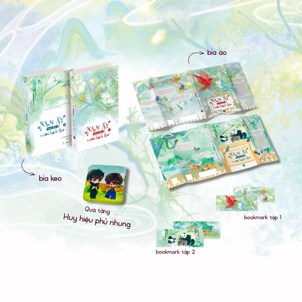 Bộ Sách Năm Ấy Tôi Mở Vườn Bách Thú - Tập 1 + Tập 2 (Bộ 2 Cuốn) - Bản Đặc Biệt - Tặng Kèm 2 Bookmark 2 Mặt Bồi Cứng + 1 Huy Hiệu Phủ Nhung
