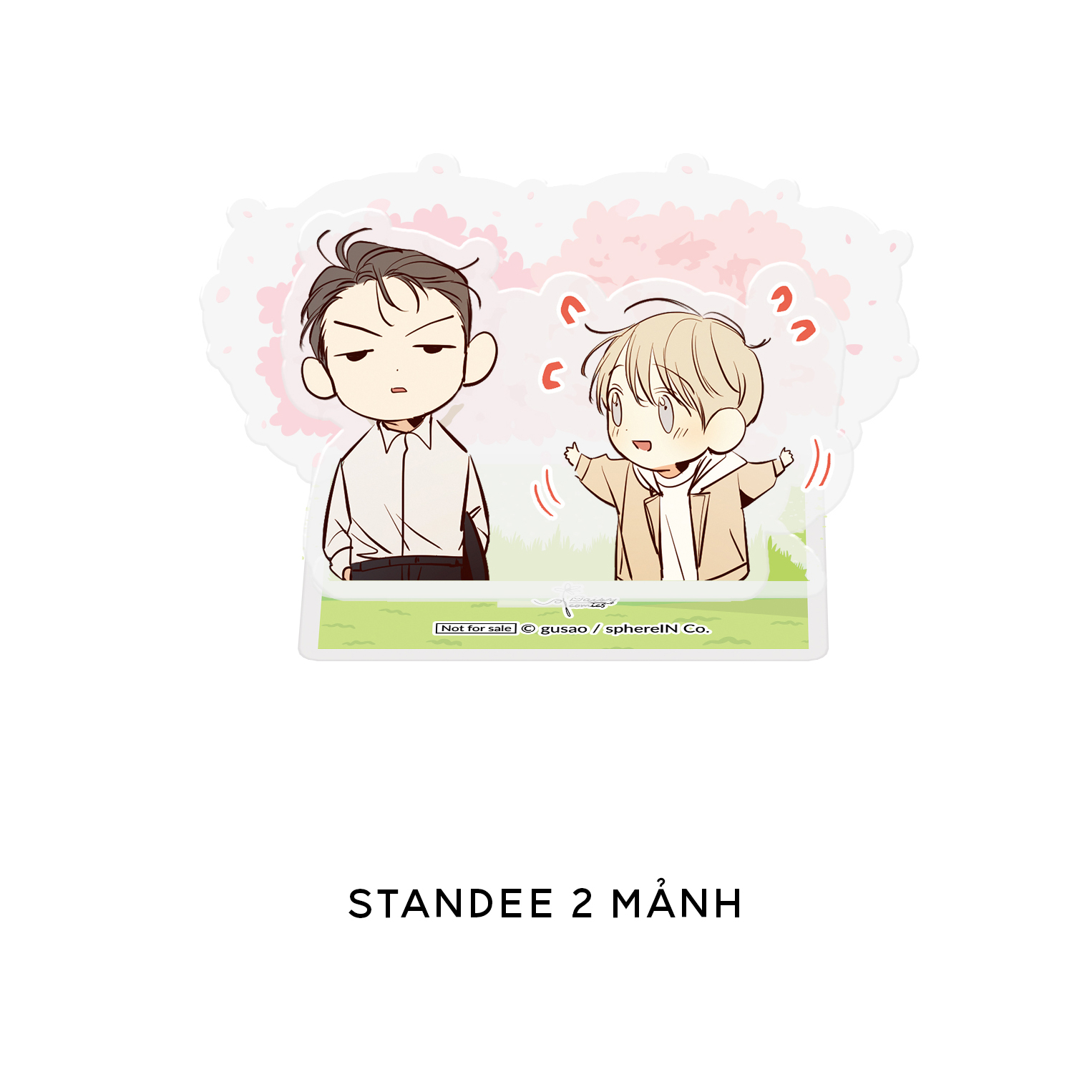 Quà Tặng Standee Chibi Acrylic 2 Mảnh - Cửa Hàng Tiện Lợi Nguy Hiểm - Tập 2 - Bản Đặc Biệt