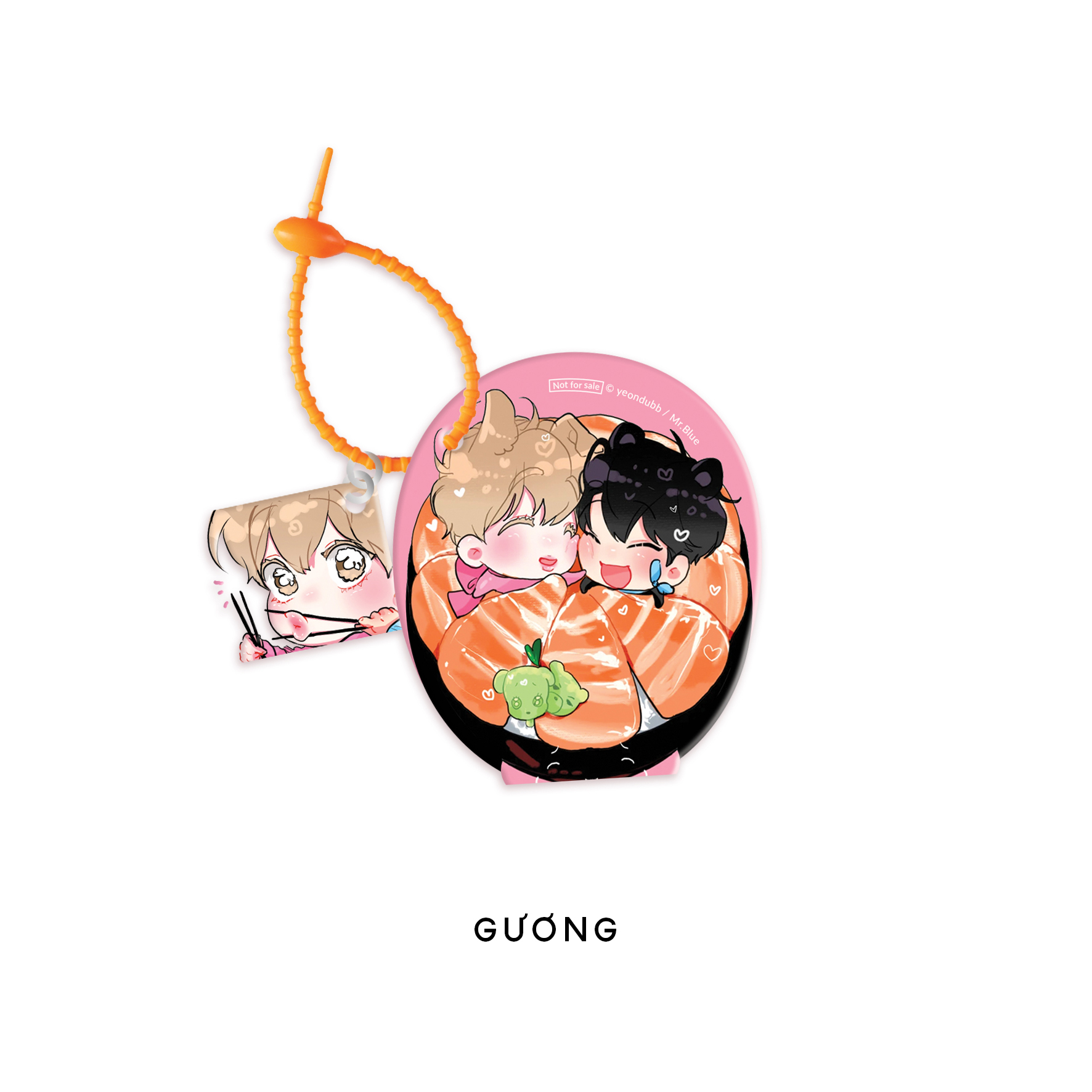 Quà Móc Treo Gương Acrylic - Tuyển Tập Tranh Chibi - Omega Của Anh - Bản Đặc Biệt