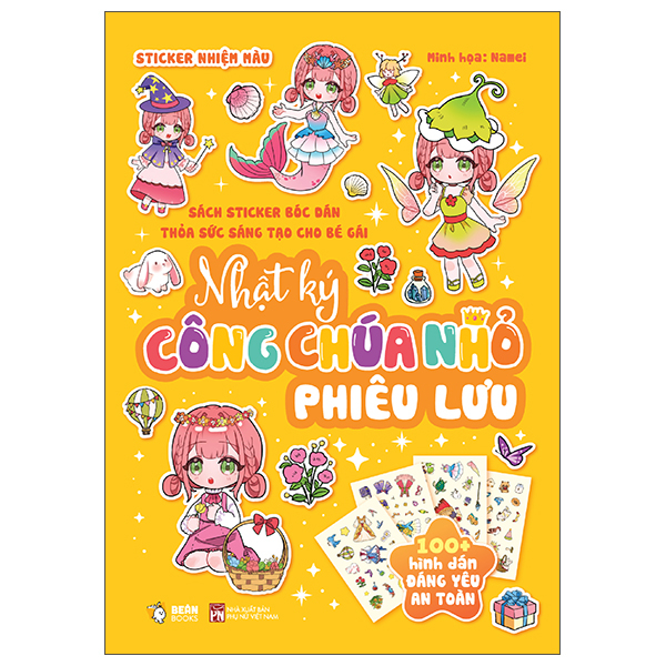 Sách Sticker Bóc Dán Thỏa Sức Sáng Tạo Cho Bé Gái - Nhật Ký Công Chúa Nhỏ Phiêu Lưu