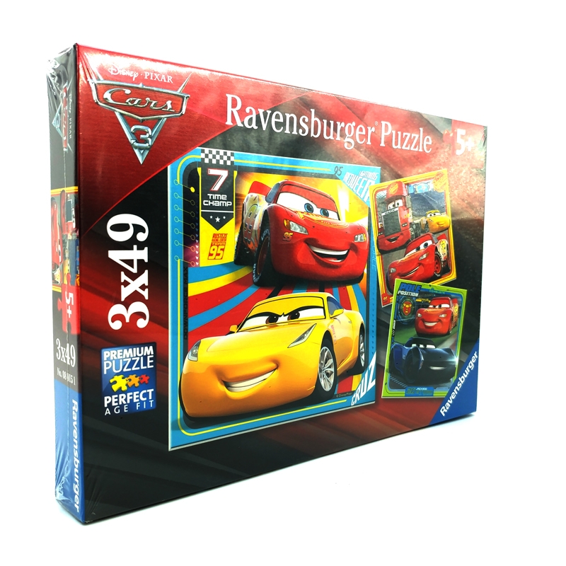 Bộ Xếp Hình Ravensburger Puzzle Cars 3 RV080151 (3 Bộ 49 Mảnh Ghép ...