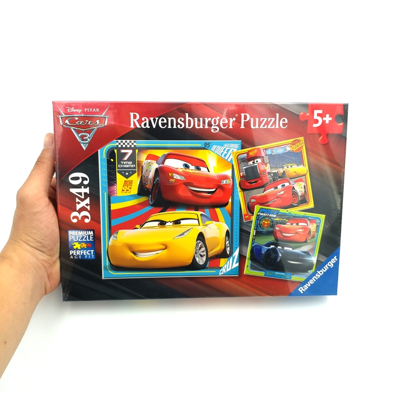 Bộ Xếp Hình Ravensburger Puzzle Cars 3 RV080151 (3 Bộ 49 Mảnh Ghép ...