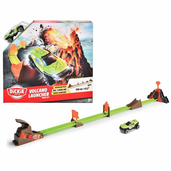 Đồ Chơi Mô Hình Xe Volcano Launcher Track Set - Dickie Toys 203333001