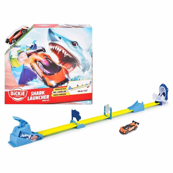 Đồ Chơi Mô Hình Xe Shark Launcher Track Set - Dickie Toys 203333000
