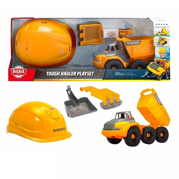 Bộ Đồ Chơi Mô Hình Xây Dựng Volvo Tough Hauler Playset - Dickie Toys 203729014