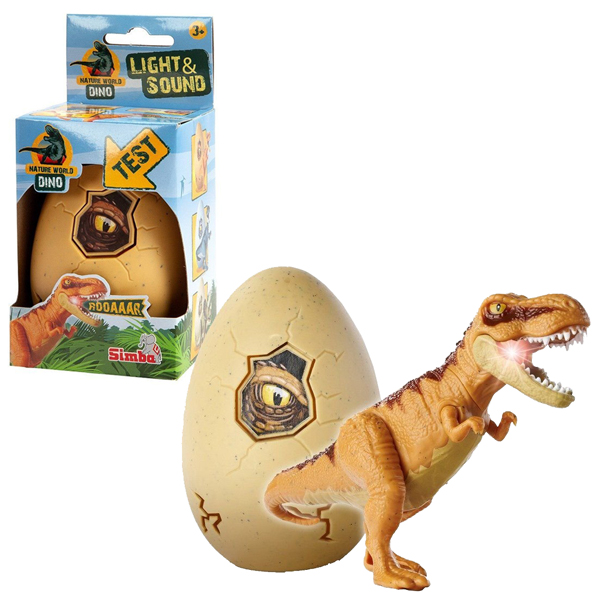 Đồ Chơi Trứng Khủng Long Dino In Egg With Light And Sound - Nature World 104342550ACT - Màu Cam