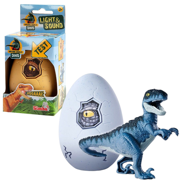 Đồ Chơi Trứng Khủng Long Dino In Egg With Light And Sound - Nature World 104342550ACT - Màu Xanh Dương