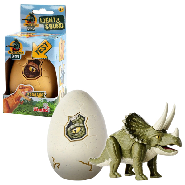 Đồ Chơi Trứng Khủng Long Dino In Egg With Light And Sound - Nature World 104342550ACT - Màu Xanh Lá