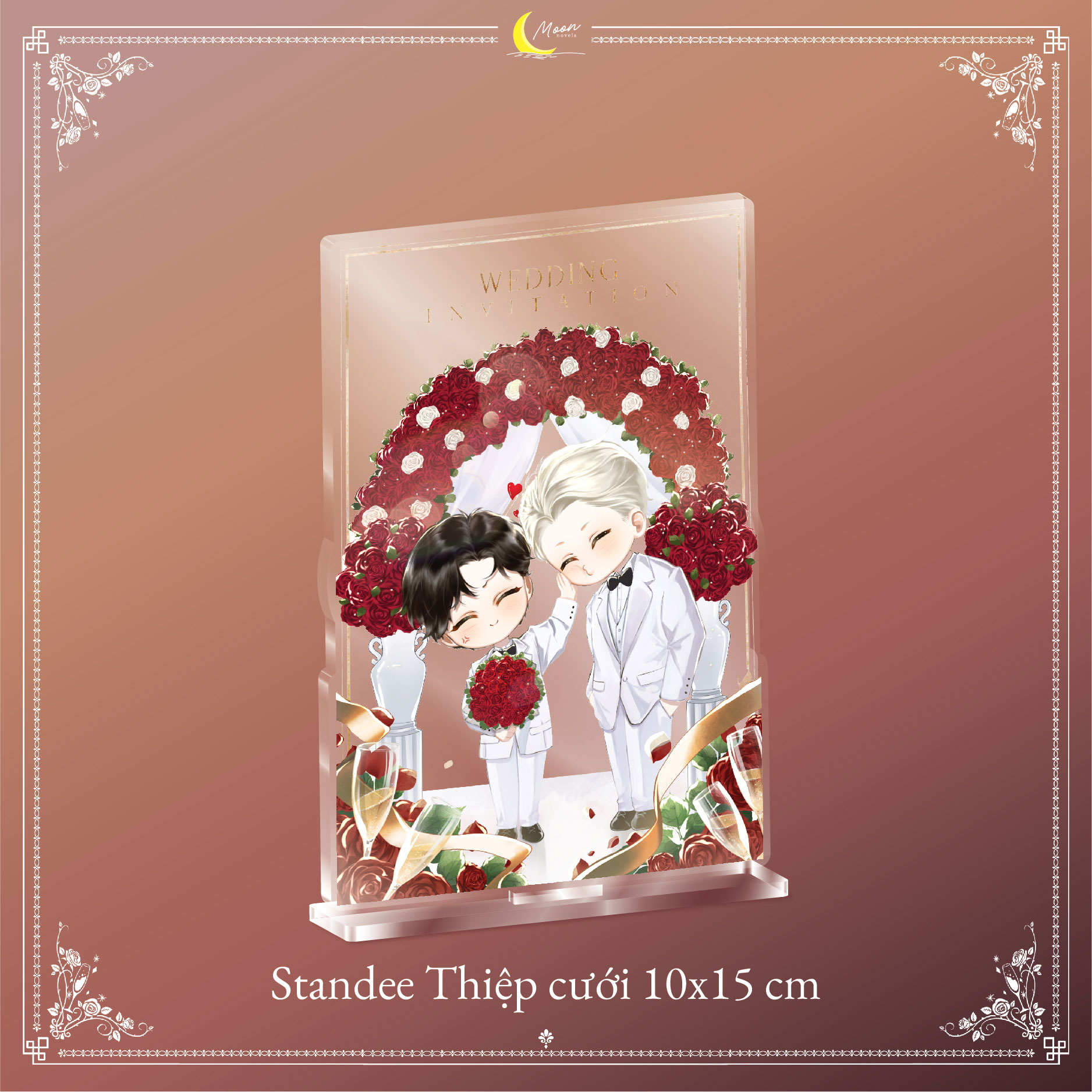 Quà Tặng Standee Thiệp - Roses And Champagne - Hoa Hồng Và Sâm Banh - Tập 2 - Bản Đặc Biệt