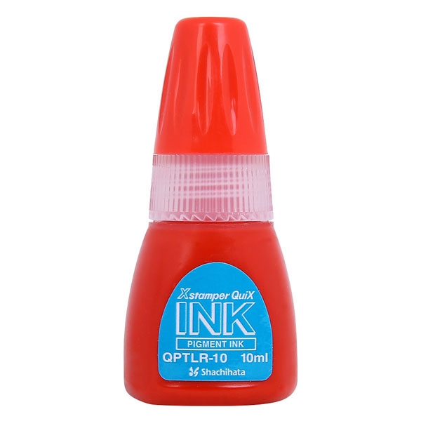 Mực Con Dấu Xstamper Quix 10ml - Shachihata QPTLR-10-RD - Mực Đỏ