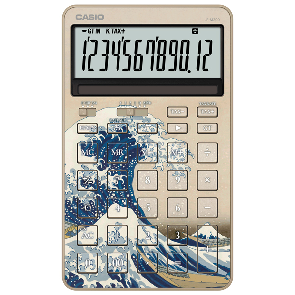 Máy Tính Casio JF-M200-TJ-KHK - Sóng Biển Kanagawa