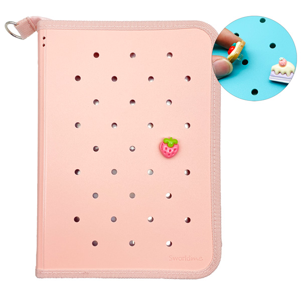Sổ Tay Sưu Tập A5 - Kèm Charm Kéo Khóa - Sworld BC4222-PK - Pink
