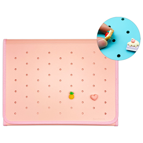 Túi Đựng Tài Liệu A4 13 Ngăn - Kèm Charm - Sworld ST6194-PK - Pink