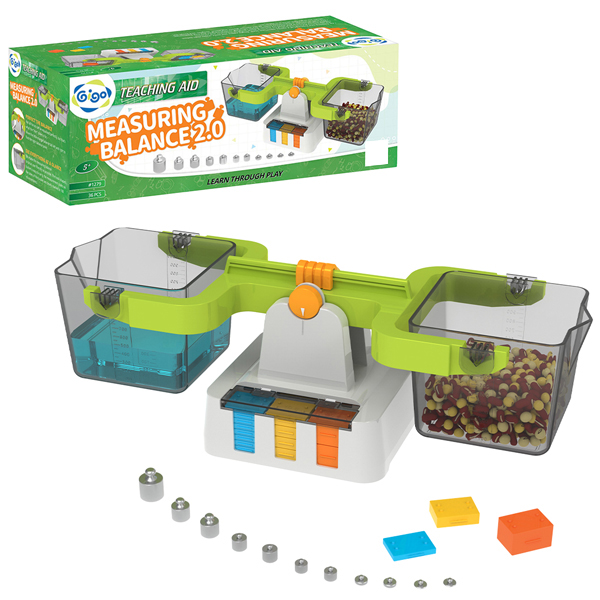 Đồ Chơi Giáo Dục STEAM - Thiết Bị Cân Đo Trọng Lượng Mầm Non - Measuring Balance-Color Box - Gigo Toys 1279 (36 Chi Tiết)