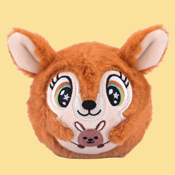 Đồ Chơi Jumpi - Banh Bounci Kangaroo Nâu - Bouncibles 5011BO