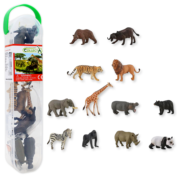 Đồ Chơi Mô Hình 12 Động Vật Hoang Dã CollectA -1 - CollectA A1105