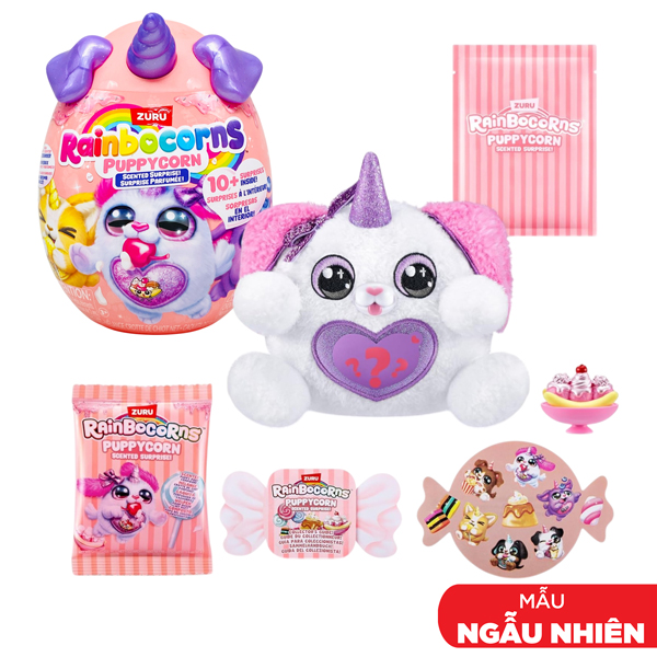 Đồ Chơi Trứng Bất Ngờ Rainbocorns Puppycorn Scented Surprise - Zuru 9298