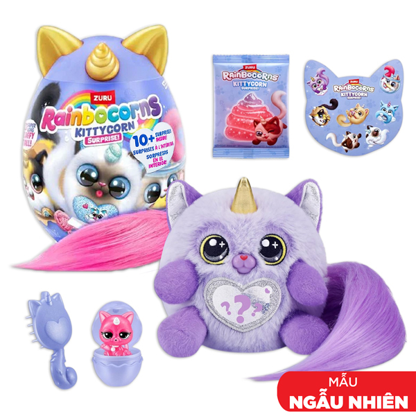 Đồ Chơi Trứng Bất Ngờ Rainbocorns Kittycorn Surprise S9 - Zuru 92104