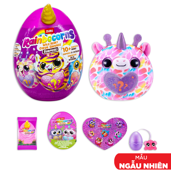 Đồ Chơi Trứng Bất Ngờ Rainbocorns Sparkle Heart Surprise - Zuru 92129