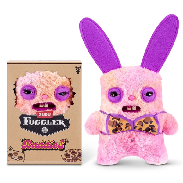 Đồ Chơi Sưu Tầm Quái Thú Nổi Loạn Fuggler Baddies Fuggs 9 Inch - Zuru Toys 15784 - Rabid Rabbit