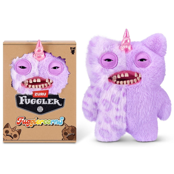 Đồ Chơi Sưu Tầm Quái Thú Sừng Dị Fuggler Fugglercorns 9 Inch - Zuru Toys 15787 - Sừng Tím