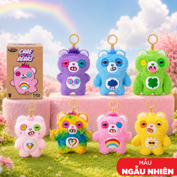 Blindbox Đồ Chơi Sưu Tầm Fuggler Care Bears Keyrings 5 Inch - Zuru Toys 15782