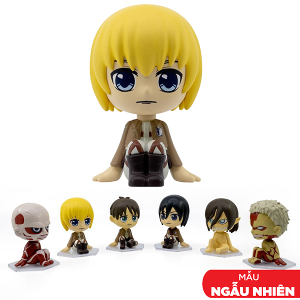 Đồ Chơi Mô Hình Đại Chiến Người Khổng Lồ Bobble Hero Attack On Titan - YuMe AOT11557 (Mẫu Sản Phẩm Giao Ngẫu Nhiên)