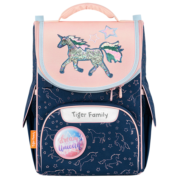 Ba Lô Công Thái Học Nature Quest Schoolbag Pro 2S - Shiny Unicorn - Sequins - Tiger Famiky TGNQ-122A