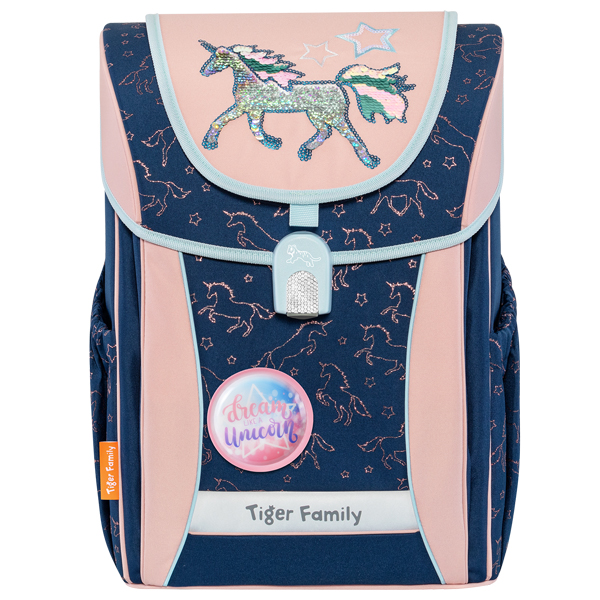Ba Lô Công Thái Học Joy Schoolbag Pro 2S - Shiny Unicorn - Sequins - Tiger Family TGJY-085A