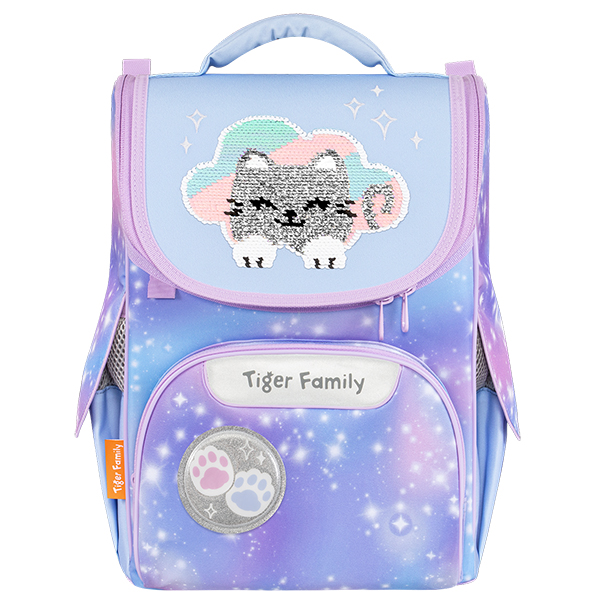 Ba Lô Công Thái Học Nature Quest Schoolbag Pro 2S - Kitty In Clouds - Sequins  - Tiger Famiky TGNQ-108A(3)