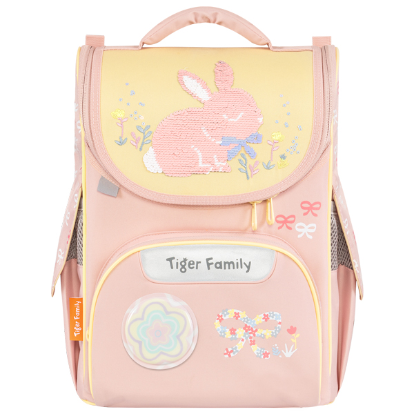 Ba Lô Công Thái Học Nature Quest Schoolbag Pro 2S - Bows and Bunny - Sequins - Tiger Family TGNQ-105A(2)
