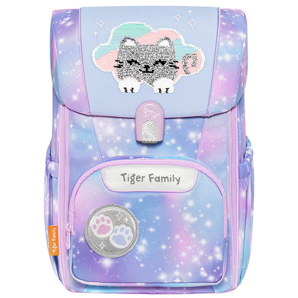 Ba Lô Công Thái Học Jump Schoolbag Flex - Kitty In Clouds - Sequins - Tiger Famiky TGJP-015A(2) (Họa Tiết Giao Ngẫu Nhiên)