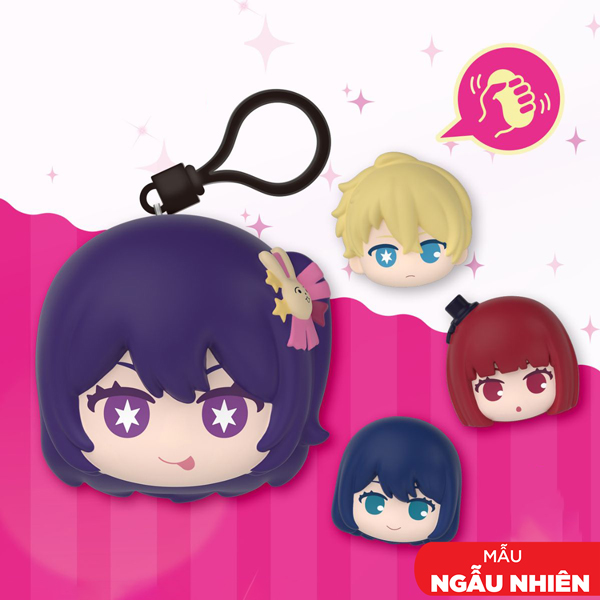 Đồ Chơi Móc Khóa Squishy Dẻo Oshi No Ko - Sunrisepop OSDB001 (Sản Phẩm Bên Trong Là Ngẫu Nhiên)