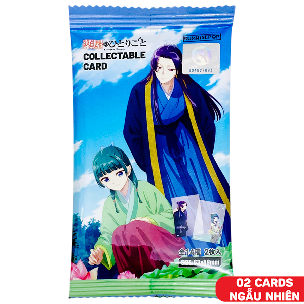 Thẻ Sưu Tập Nhân Vật Dược Sư Tự Sự - Sunrisepop ADAC044 (2 Cards Ngẫu Nhiên/Túi)
