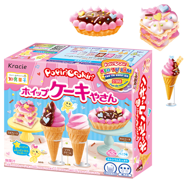 Kẹo Sáng Tạo Popin Cookin Thế Giới Kem Chocolate - Kracie