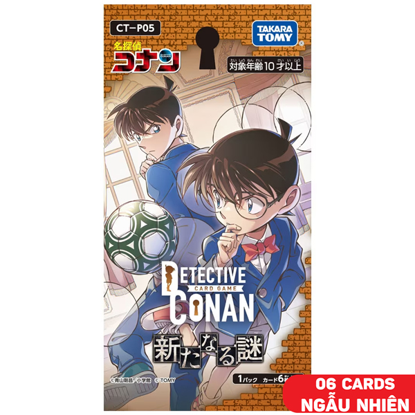 Bộ Cờ Chiến Thuật Detective Conan - Bộ Cờ Mở Rộng - A New Mystery - Takaratomy CT-P05 (6 Cards Ngẫu Nhiên/Túi)