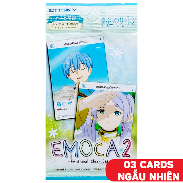 Bộ Thẻ Sưu Tập - EMOCA2 - Emotional Clear Card - Ensky (3 Cards Ngẫu Nhiên/Túi)