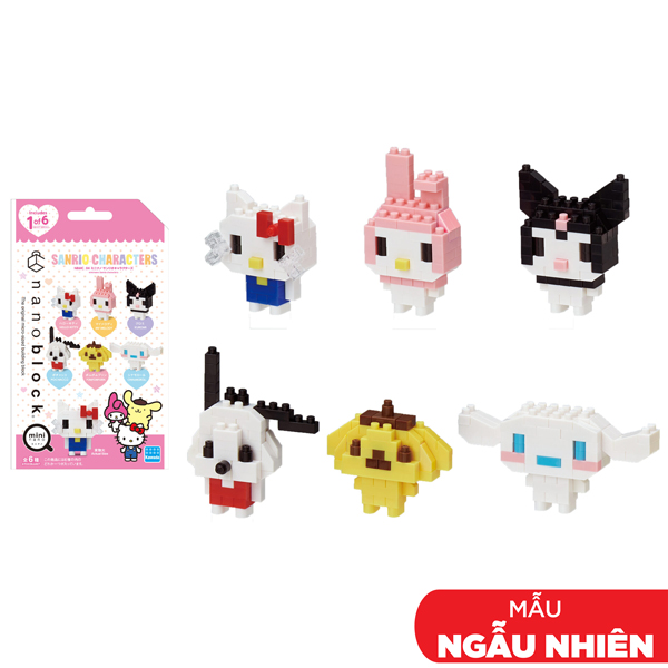 Đồ Chơi Lắp Ráp Mô Hình mininano Sanrio Characters - Kawada NBMC_04 (Mẫu Sản Phẩm Bên Trong Là Ngẫu Nhiên)