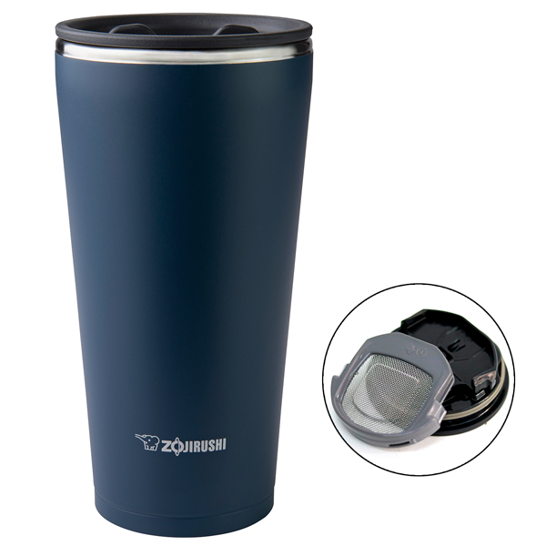 Ly Giữ Nhiệt 450ml - Zojirushi SX-FSE45-AD - Màu Xanh Navy