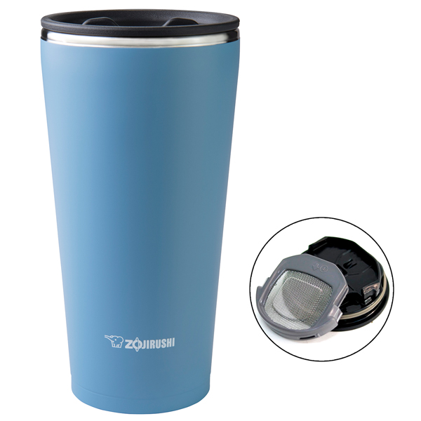 Ly Giữ Nhiệt 450ml - Zojirushi SX-FSE45-AJ - Màu Xanh Xám