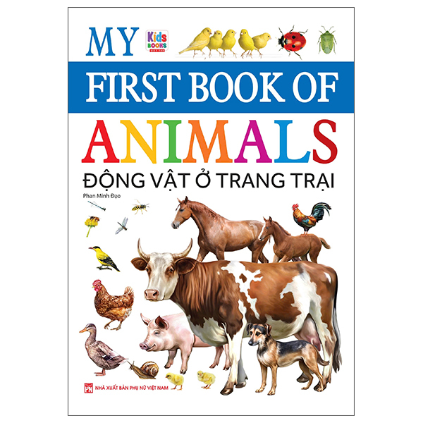 Sách My First Book Of Animals - Động Vật Ở Trang Trại - Minh Trang