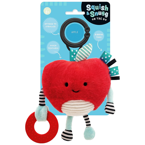 Móc Treo Nhồi Bông Quả Táo - Squish And Snugg On The Go Apple