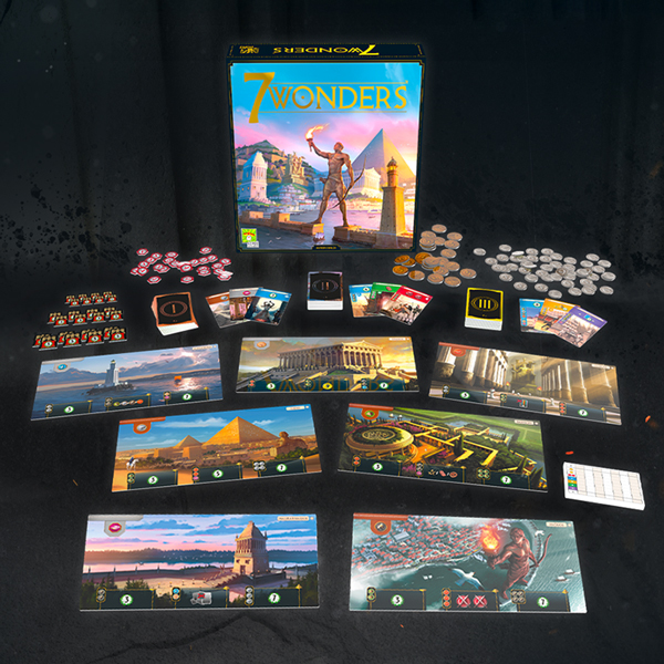 Boardgame 7 Wonders - 7 Kỳ Quan - Asmodee